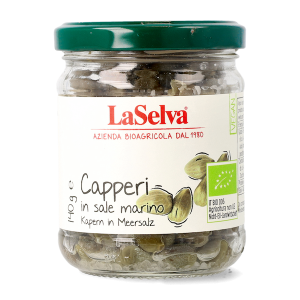 Capperi sotto sale marino bio 140g