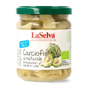 Carciofi al naturale in spicchi bio 200g