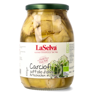Carciofini sott'olio d'oliva bio 1000g