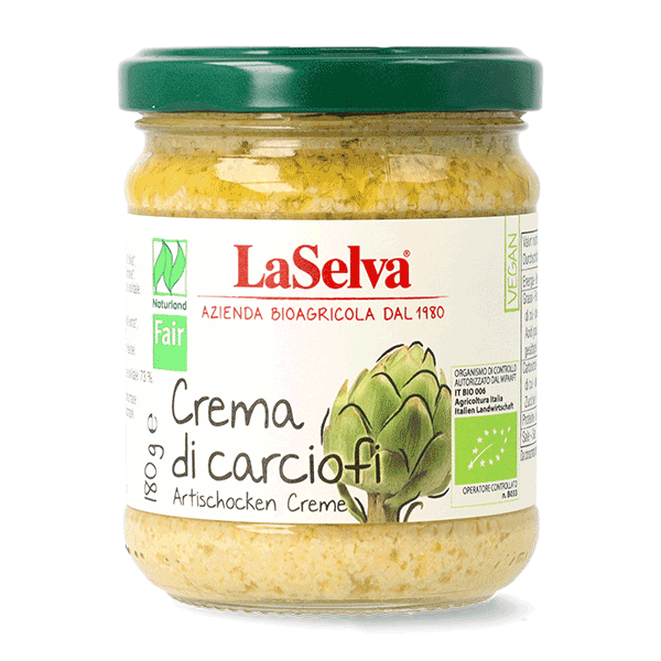 Crema di carciofi bio 180g 1 Crema di carciofi bio 180g