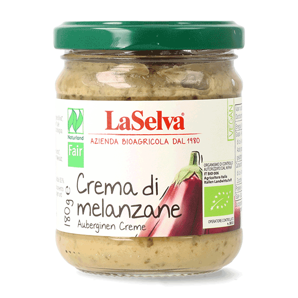 Crema di melanzane bio 180g 1 Crema di melanzane bio 180g
