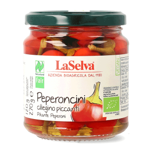 Peperoncini sott'aceto piccanti bio 270g