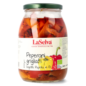 Peperoni grigliati sott'olio bio 1kg