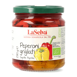 Peperoni grigliati sott'olio bio 280g