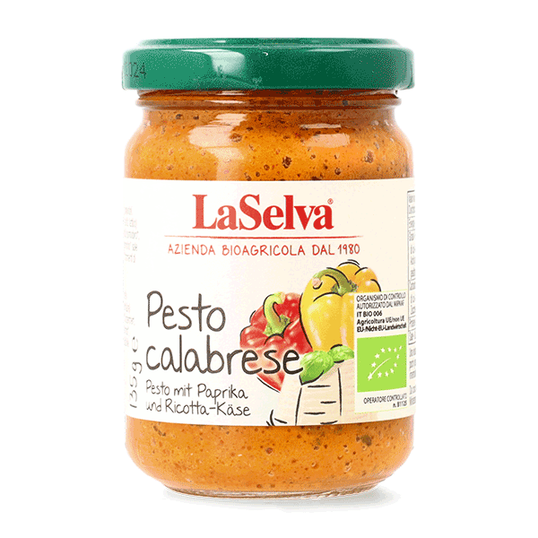 Pesto alla calabrese bio 135g 1 Pesto alla calabrese bio 135g