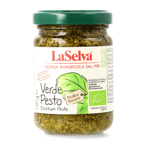 Pesto di basilico bio 130g 1 Pesto di basilico bio 130g
