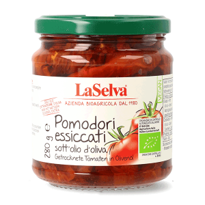 Pomodori essiccati sott'olio d'oliva bio 280g