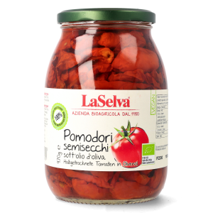 Pomodori semisecchi sott'olio d'oliva bio 970g