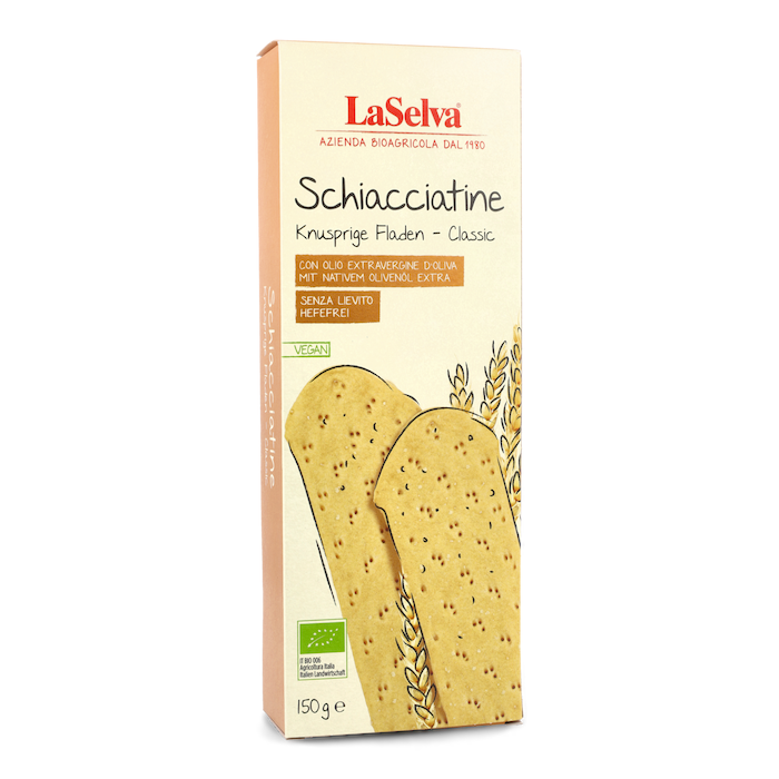 Schiacciatine bio 150g 1 Schiacciatine bio 150g