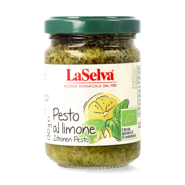 Pesto al limone bio 130g 1 Pesto al limone bio 130g