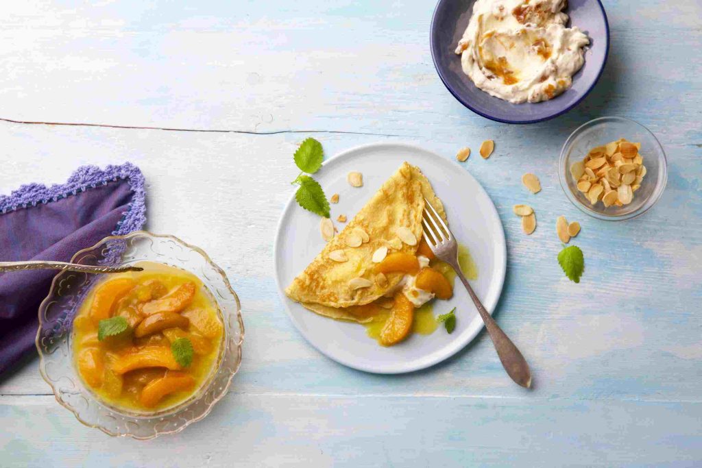 Crespelle con crema di pesche 3 Crespelle con crema di pesche2 1