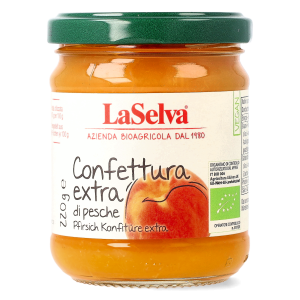 Confettura extra di pesche bio 220g