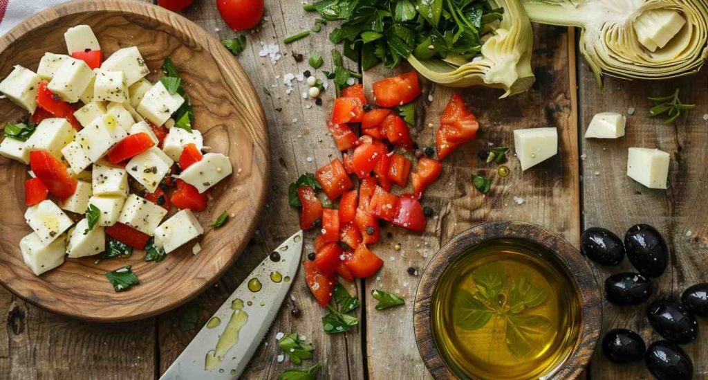 Insalata di pasta 2 erbacipollina Realistic rustic Italian horizontal photo of sa 23810d40 a568 444d 9dad 5bb966f7a23c 3