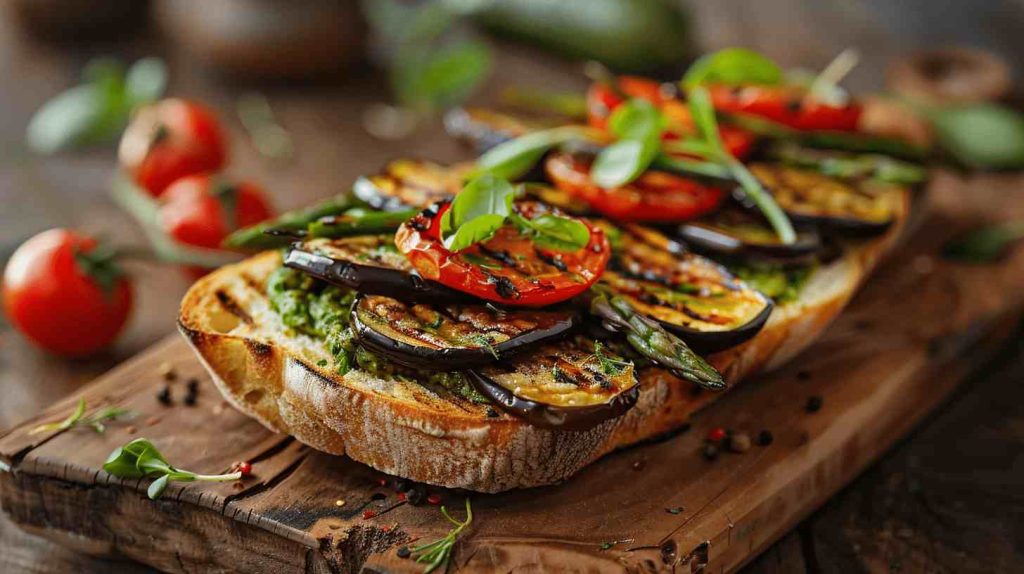 Panino vegetariano 2 farcitura panino